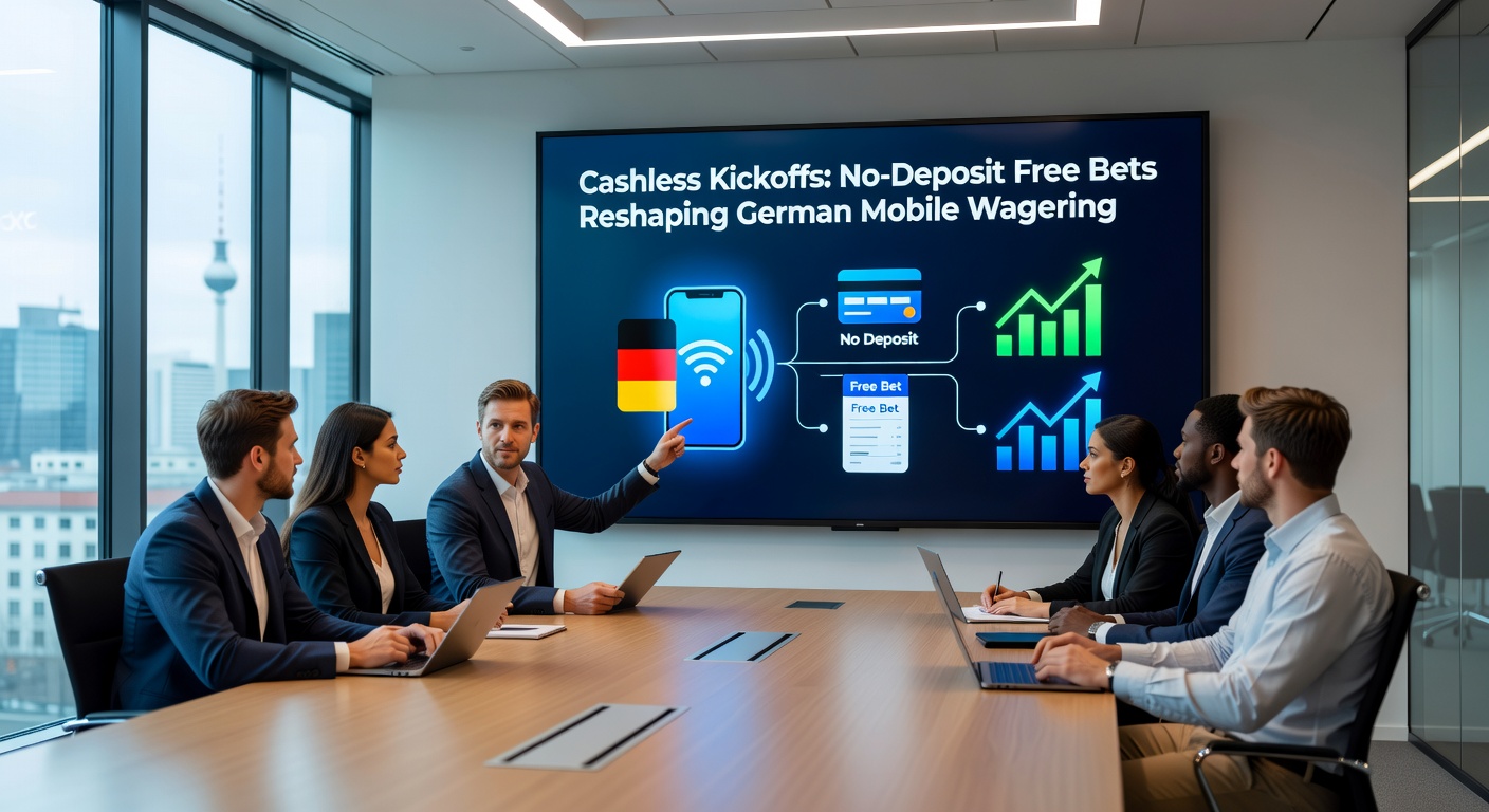 Grafik mit steigenden Kurven zu Mobile-Wetten und Icons für kontaktlose Zahlungen in Deutschland