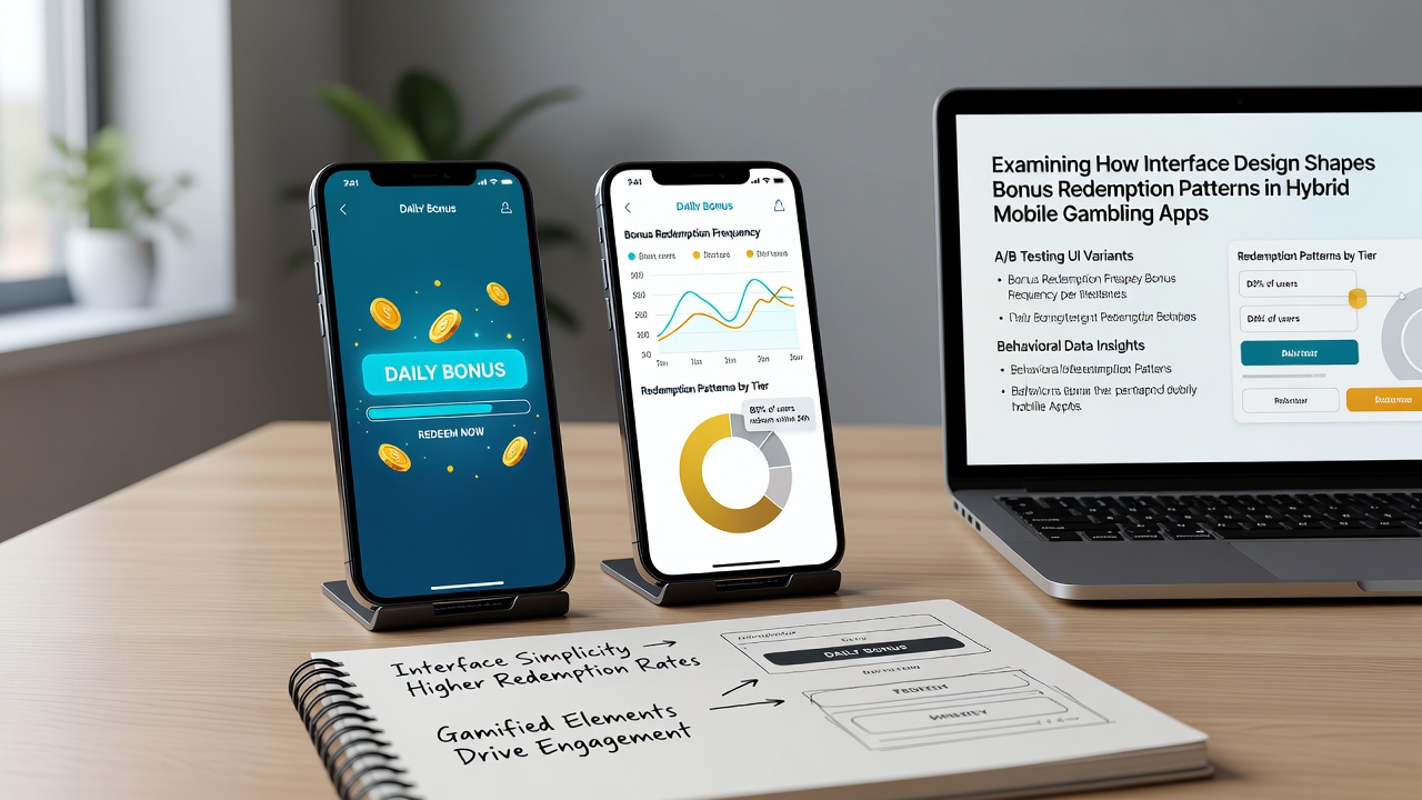 Detailansicht einer mobilen App mit Bonus-Fortschrittsanzeige und interaktiven Elementen